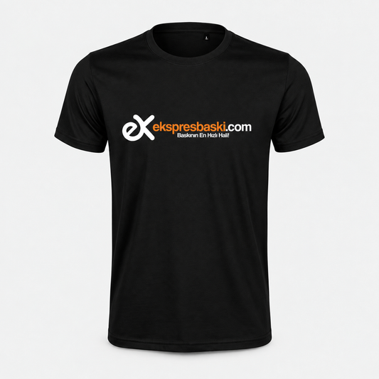 Pamuklu Bisiklet Yaka Tshirt