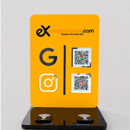 2 Qr / 2 Nfc Stand