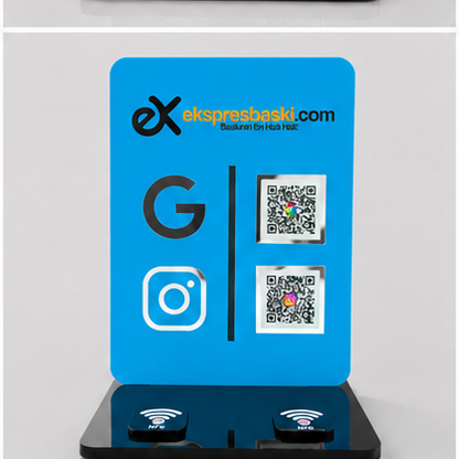2 Qr / 2 Nfc Stand
