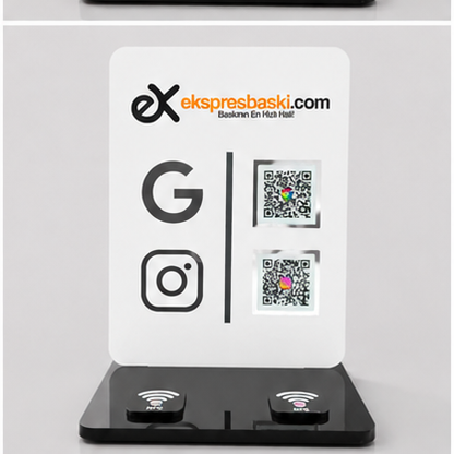 2 Qr / 2 Nfc Stand