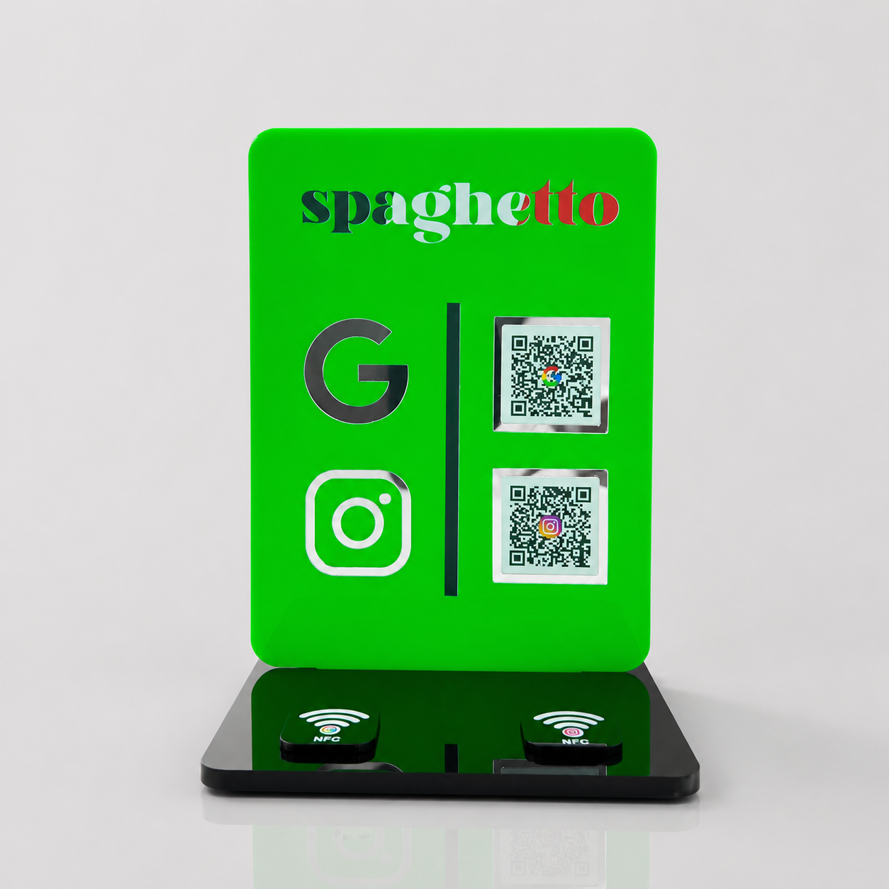 2 Qr / 2 Nfc Stand