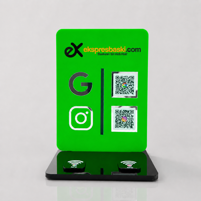 2 Qr / 2 Nfc Stand
