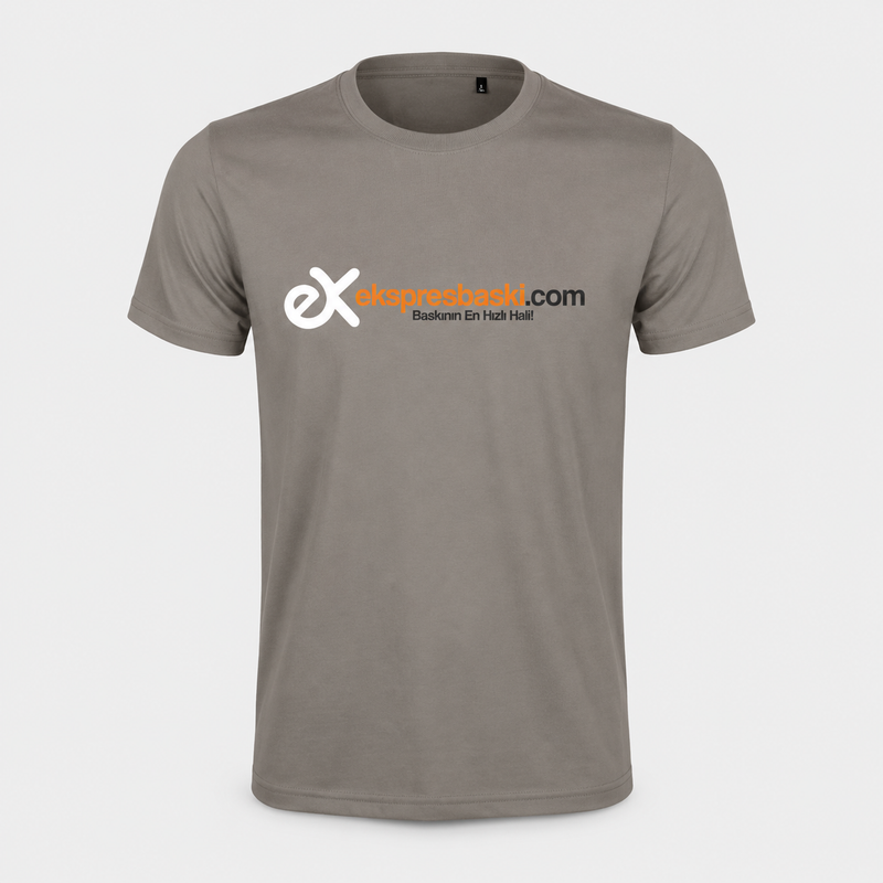 Pamuklu Bisiklet Yaka T-Shirt