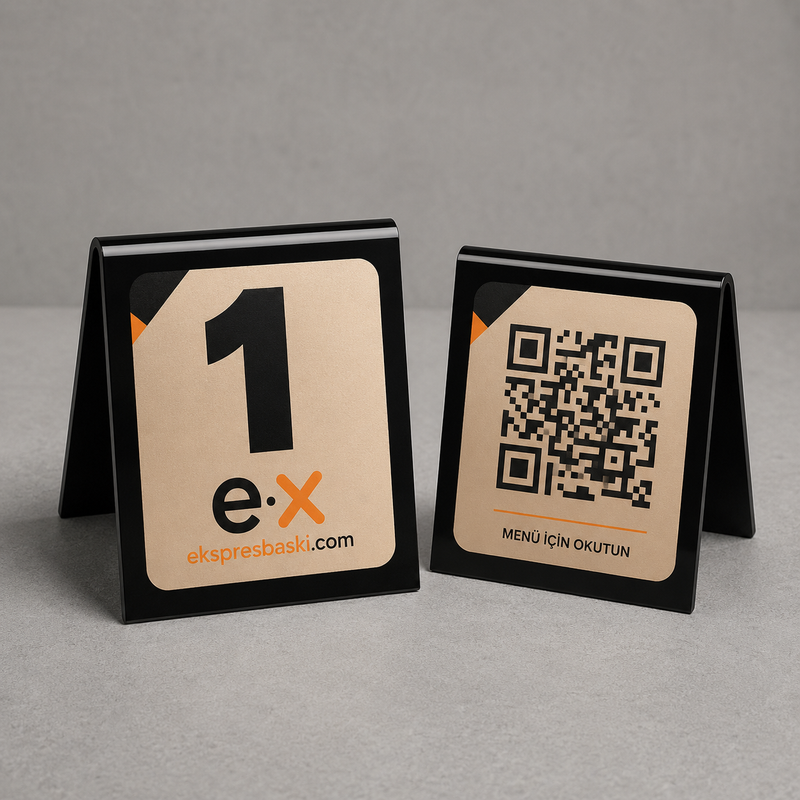 Qr/Pleksi Menü