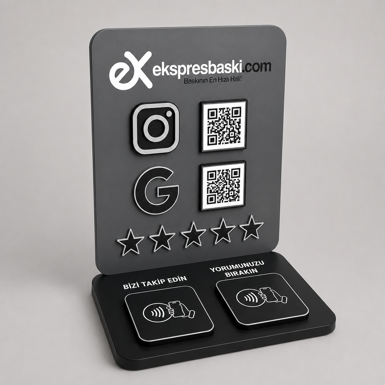 4 Qr / 4 Nfc Stand