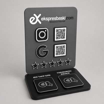 4 Qr / 4 Nfc Stand