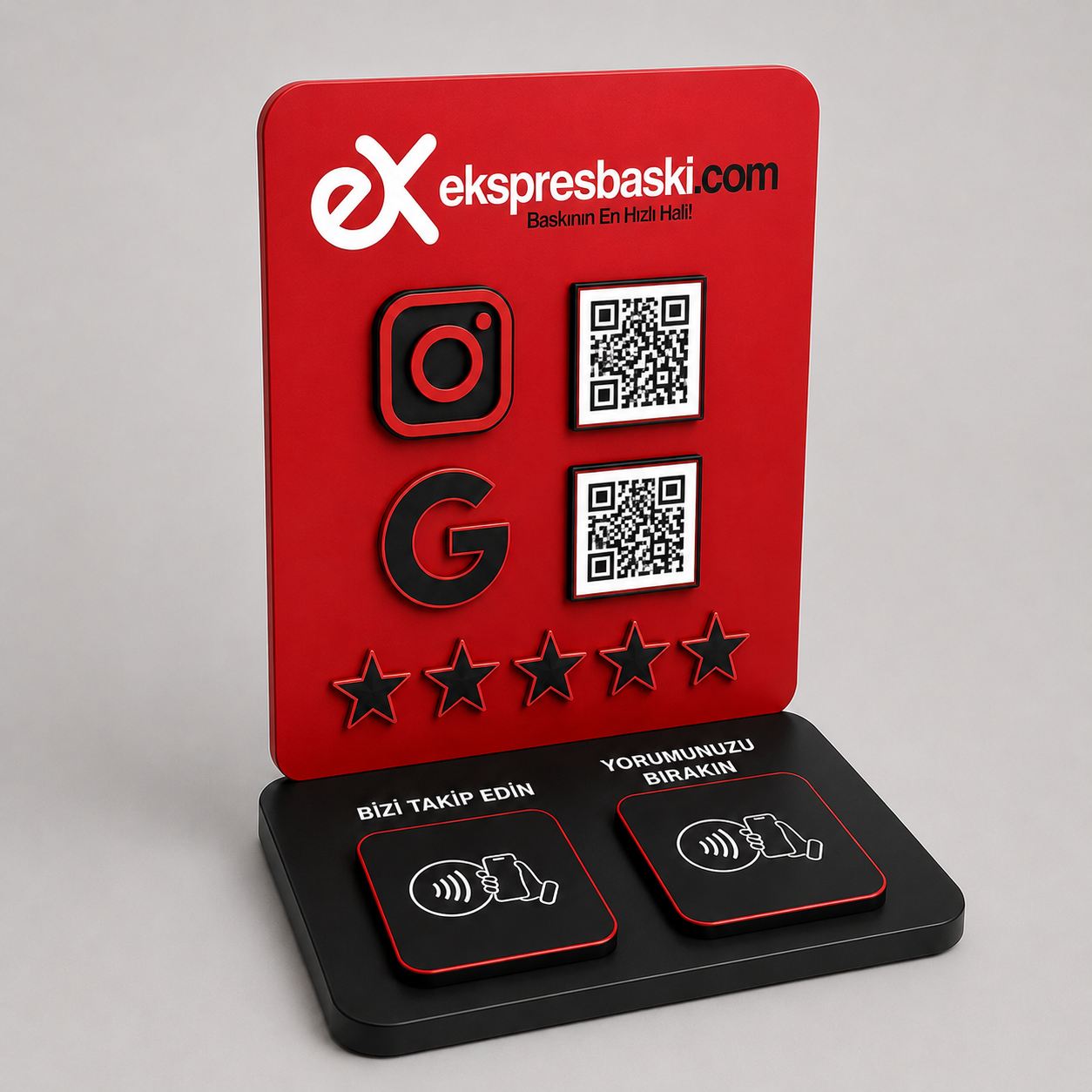 4 Qr / 4 Nfc Stand