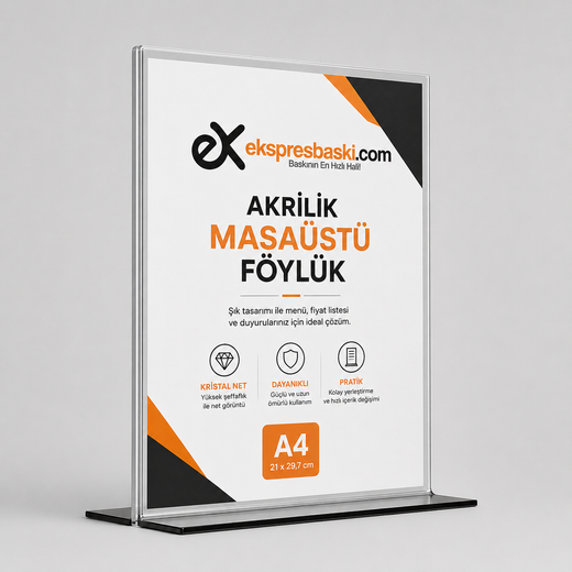 A4 Ebatı (298x210 mm)