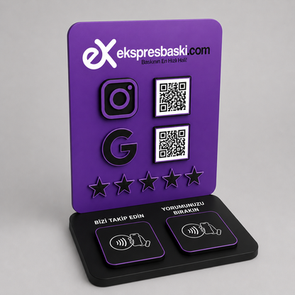 4 Qr / 4 Nfc Stand