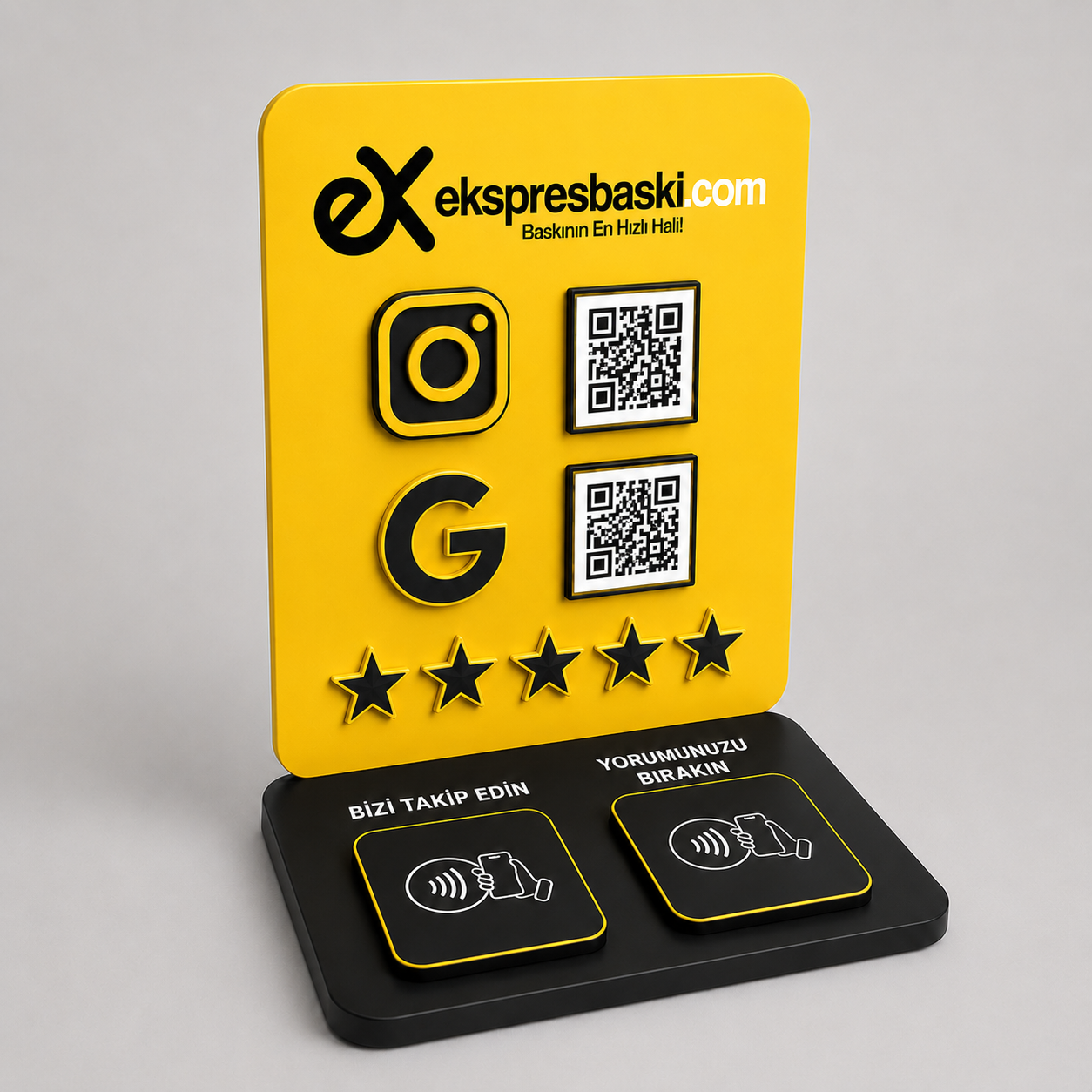 4 Qr / 4 Nfc Stand