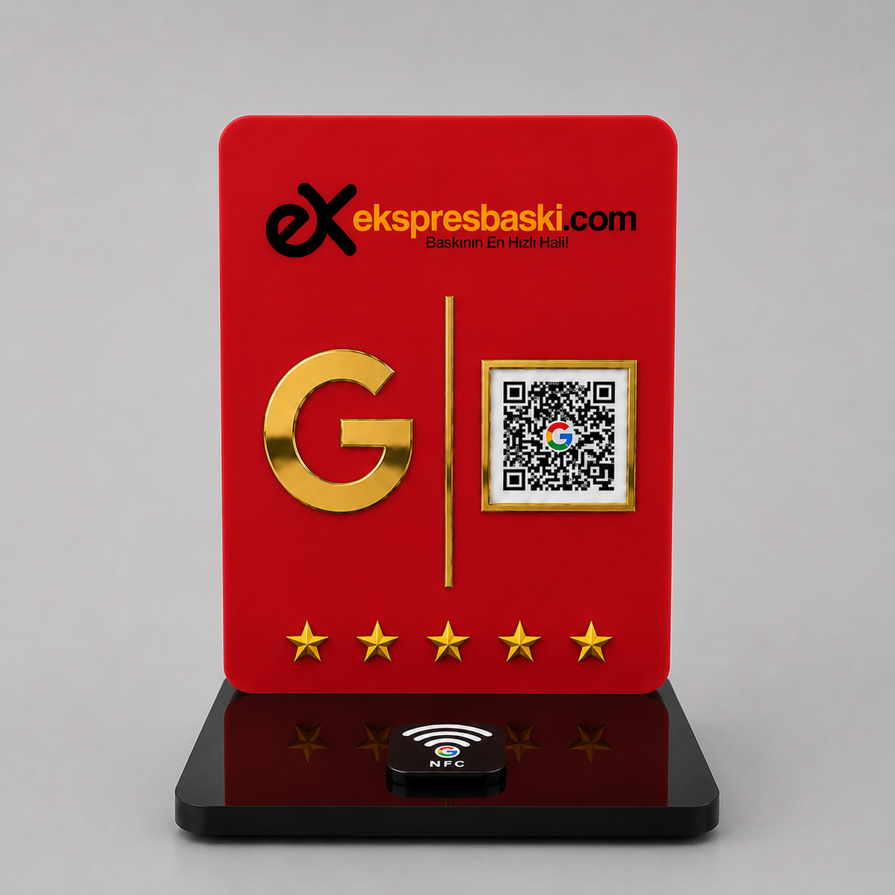 1 Qr / 1 Nfc Stand