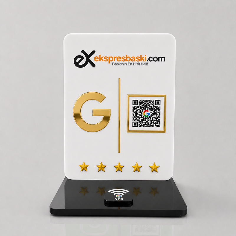 1 Qr / 1 Nfc Stand