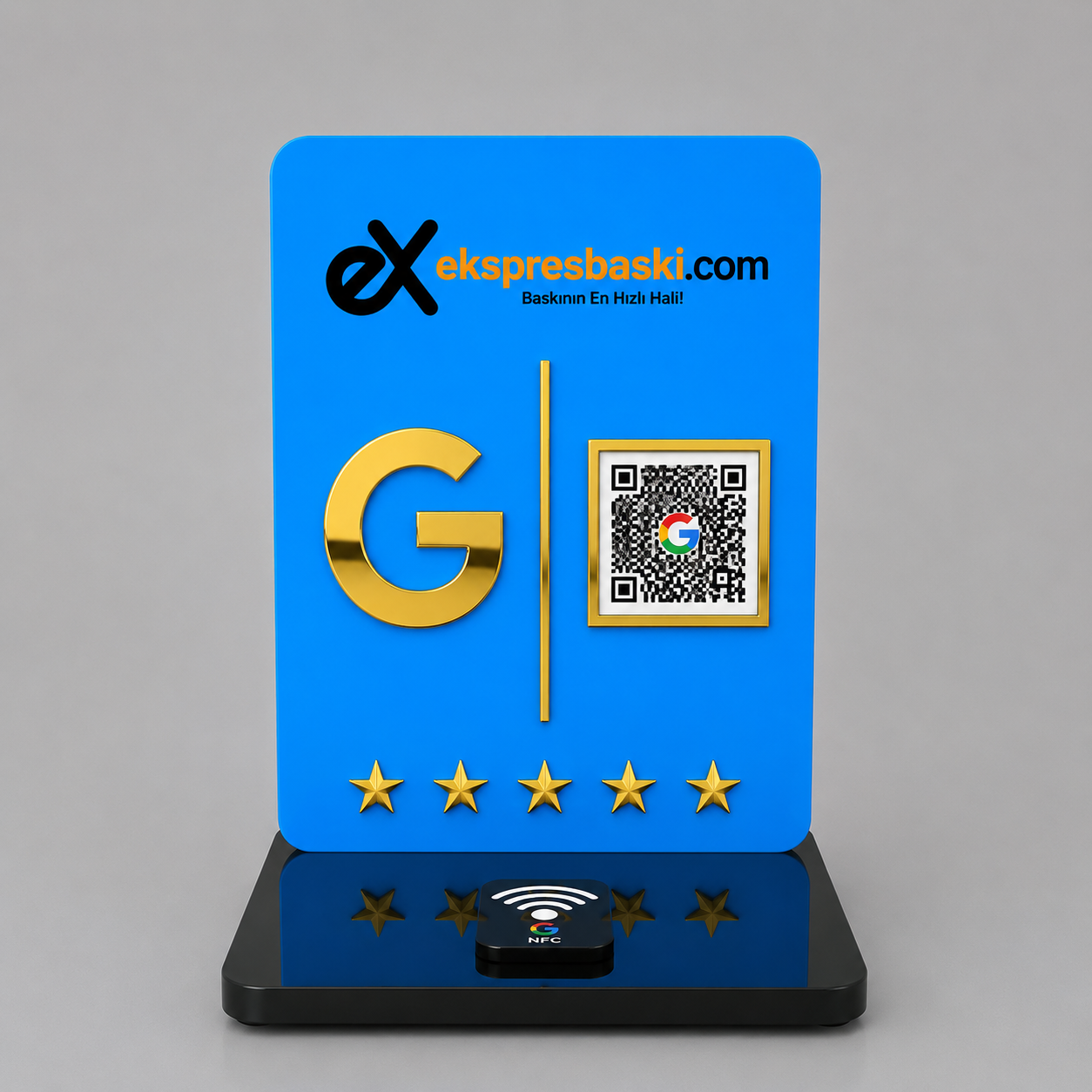1 Qr / 1 Nfc Stand