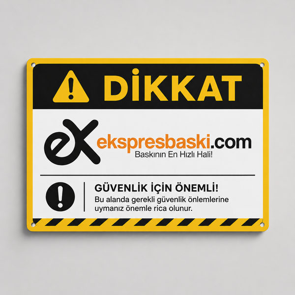 Uyarı Lehvası Baskı